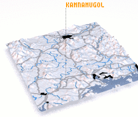 3d view of Kamnamu-gol