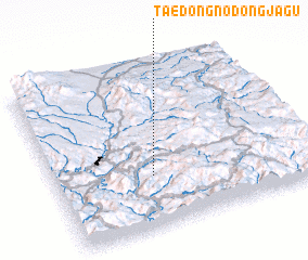 3d view of Taedŏng-nodongjagu