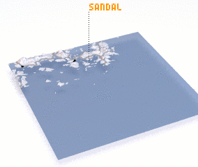 3d view of Sandal