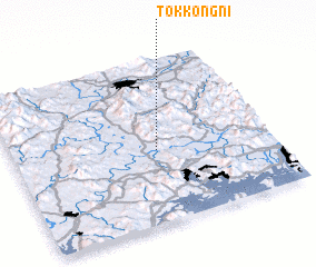 3d view of Tŏkkong-ni