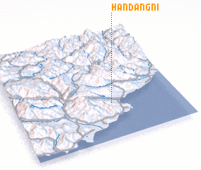 3d view of Handang-ni