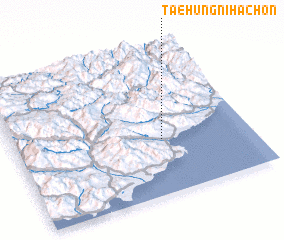 3d view of Taehŭngni-hach\