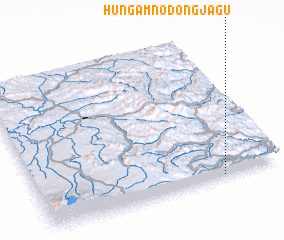 3d view of Hŭngam-nodongjagu