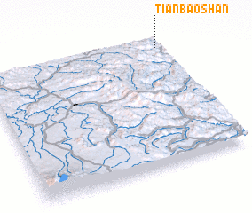 3d view of Tianbaoshan