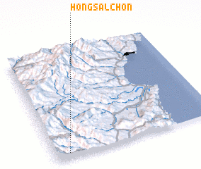 3d view of Hongsal-ch\