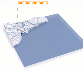 3d view of Paengnyŏn-dong