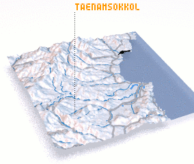 3d view of Taenamsŏk-kol