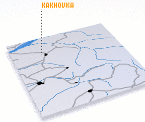 3d view of Kakhovka