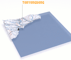 3d view of Toryong-dong