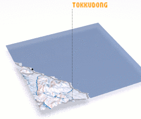 3d view of Tŏkku-dong