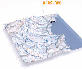 3d view of Wŏnsunp\