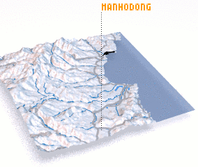 3d view of Manho-dong