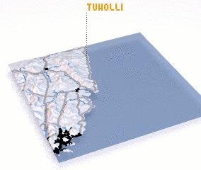 3d view of Tuwŏl-li