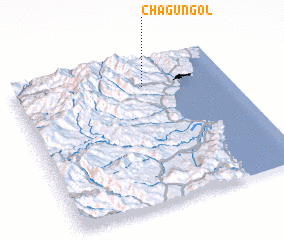 3d view of Chagŭn-gol