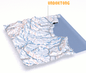 3d view of Ŭndŏk-tong