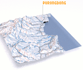 3d view of Purong-dong