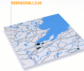 3d view of Norra Skallsjö