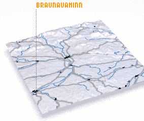 3d view of Braunau am Inn