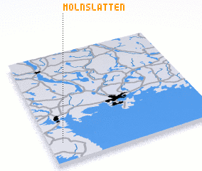 3d view of Mölnslätten