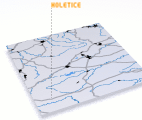 3d view of Holetice