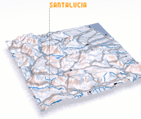 3d view of Santa Lucia