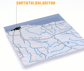 3d view of Qaryat al Baladīyah