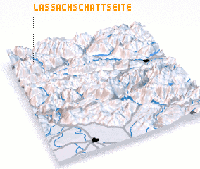 3d view of Lassach Schattseite