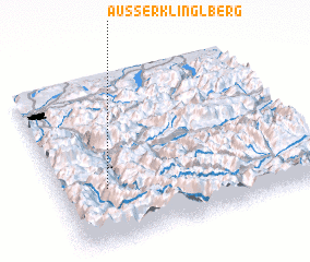 3d view of Außerklinglberg