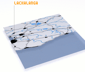 3d view of Lackalänga