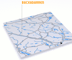 3d view of Backadammen