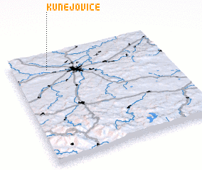 3d view of Kunějovice