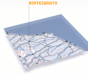 3d view of Monte San Vito