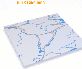 3d view of Kulstadsjøen