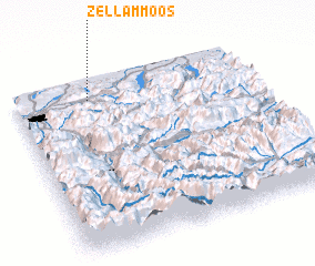 3d view of Zell am Moos