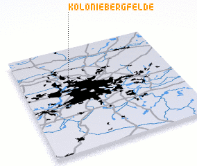 3d view of Kolonie Bergfelde