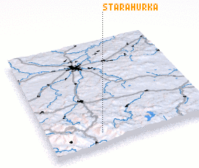 3d view of Stará Hŭrka