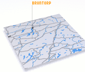 3d view of Bruntorp