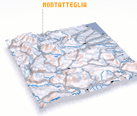 3d view of Montatteglia