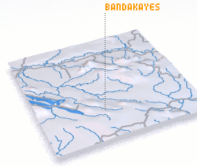 3d view of Banda-Kayes