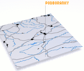 3d view of Podbořánky