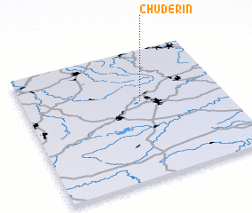 3d view of Chudeřín