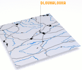 3d view of Dlouhá Louka