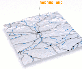 3d view of Borová Lada