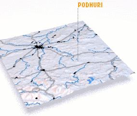 3d view of Podhŭří