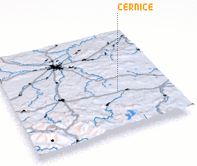 3d view of Černice