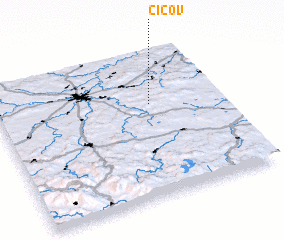 3d view of Číčov