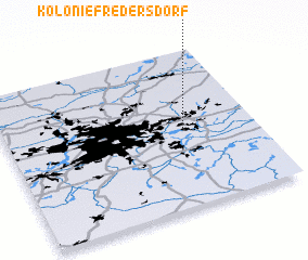 3d view of Kolonie Fredersdorf