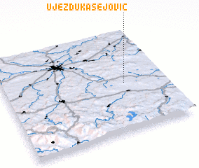 3d view of Újezd u Kasejovic