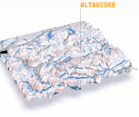 3d view of Altaussee