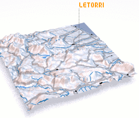 3d view of Le Torri